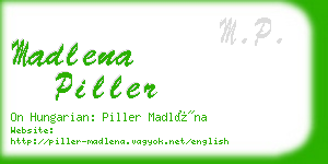 madlena piller business card